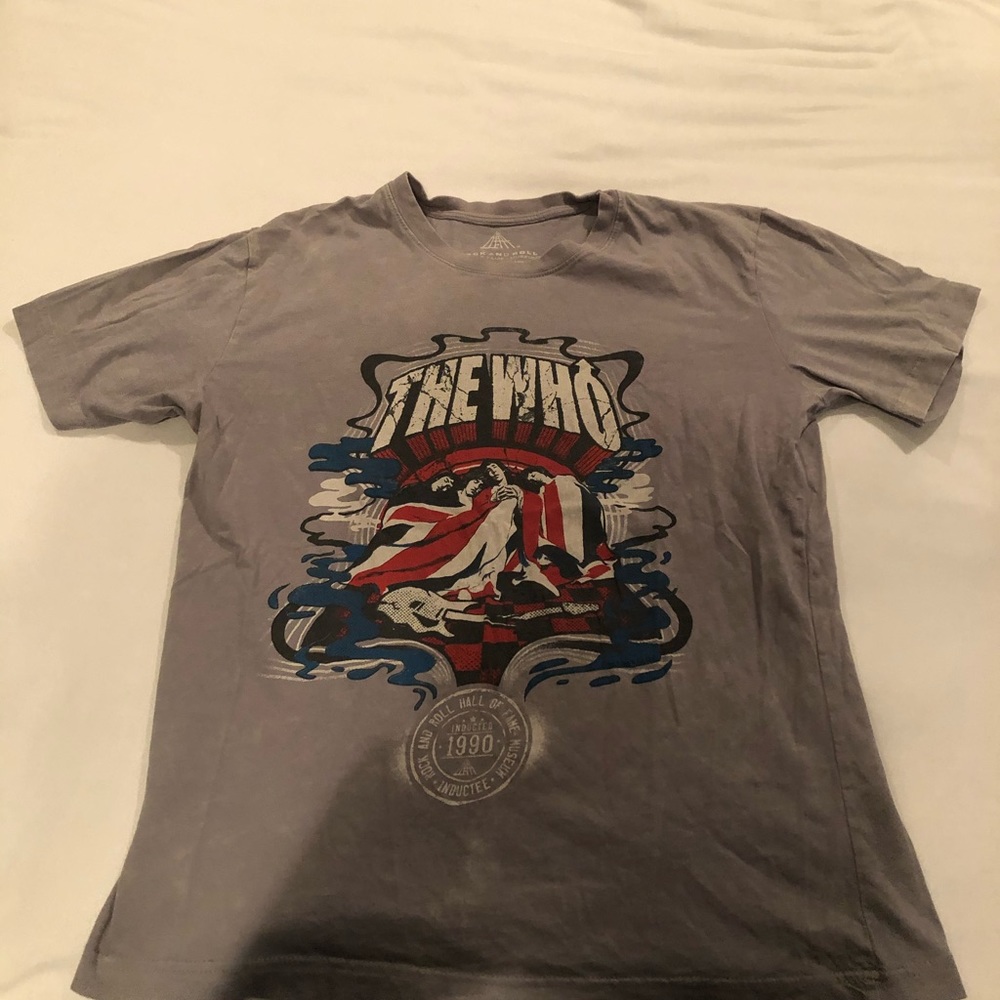 Grey, Size Large Vintage “The Who” Band T shirt